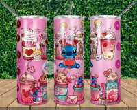 Stitch Valentine's Day Tumbler