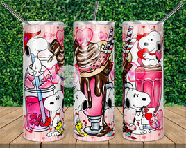 Snoopy Valentine's Day Tumbler