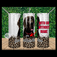 Black Great Dane Mom Tumbler  Personalized