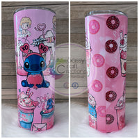 Stitch Valentine's Day Tumbler