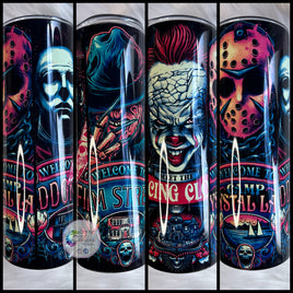 Horror Movie Characters Tumbler