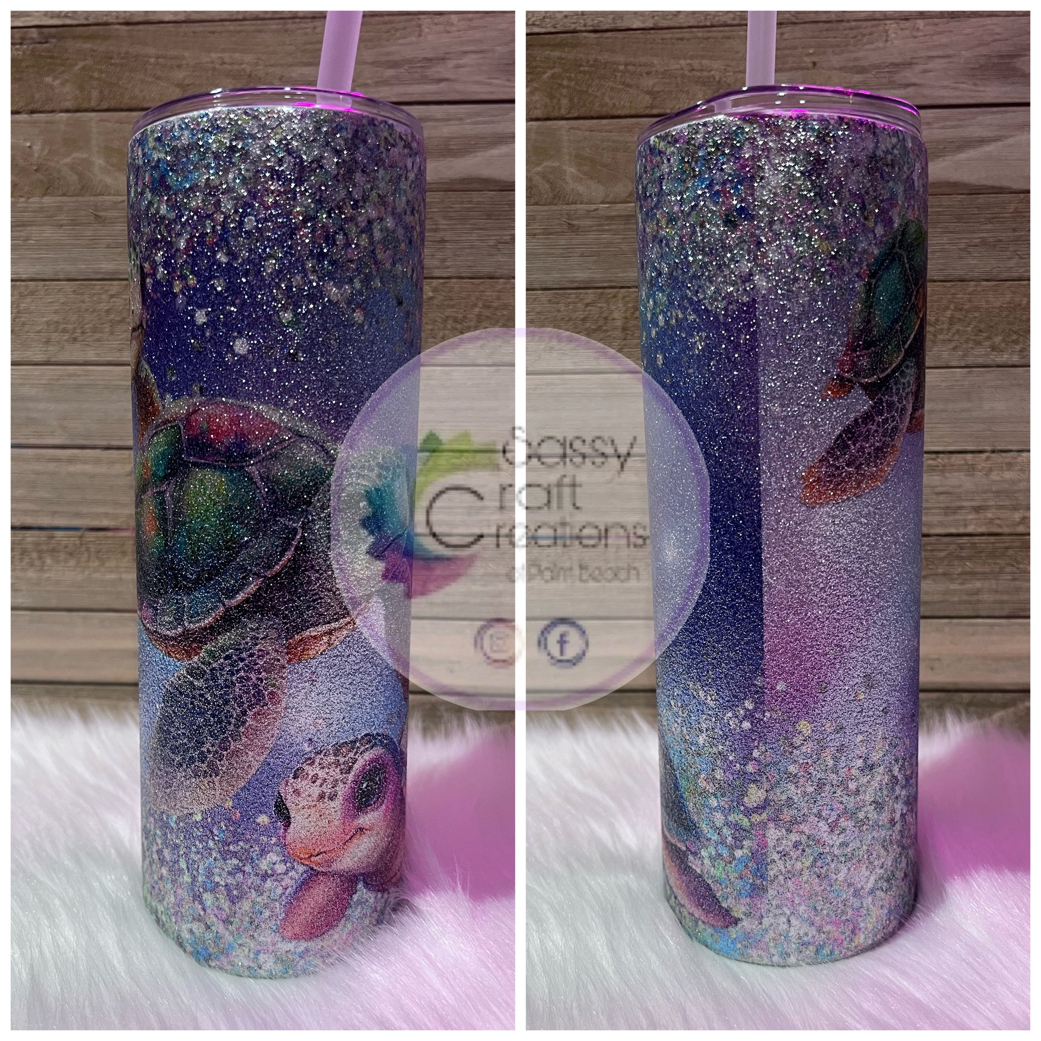 Rainbow LV Tumbler Sassy Craft Creations