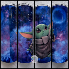 Baby Yoda Galaxy Tumbler