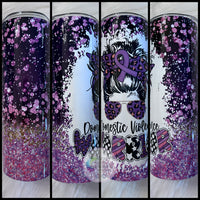 Domestic Violence Warrior Tumbler